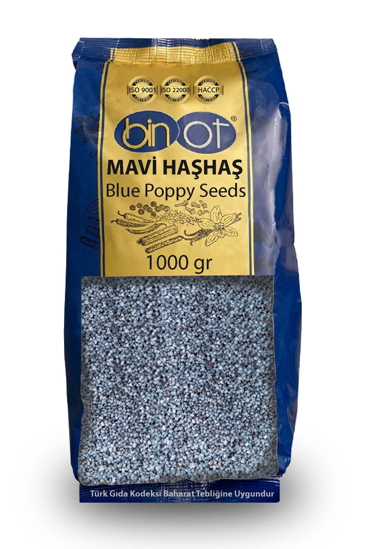 BİNOT HAŞHAŞ MAVİ 1 KG